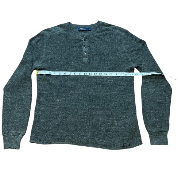 Grey Ralph Lauren Long Sleeve Shirt (M) - Picture 4 of 8